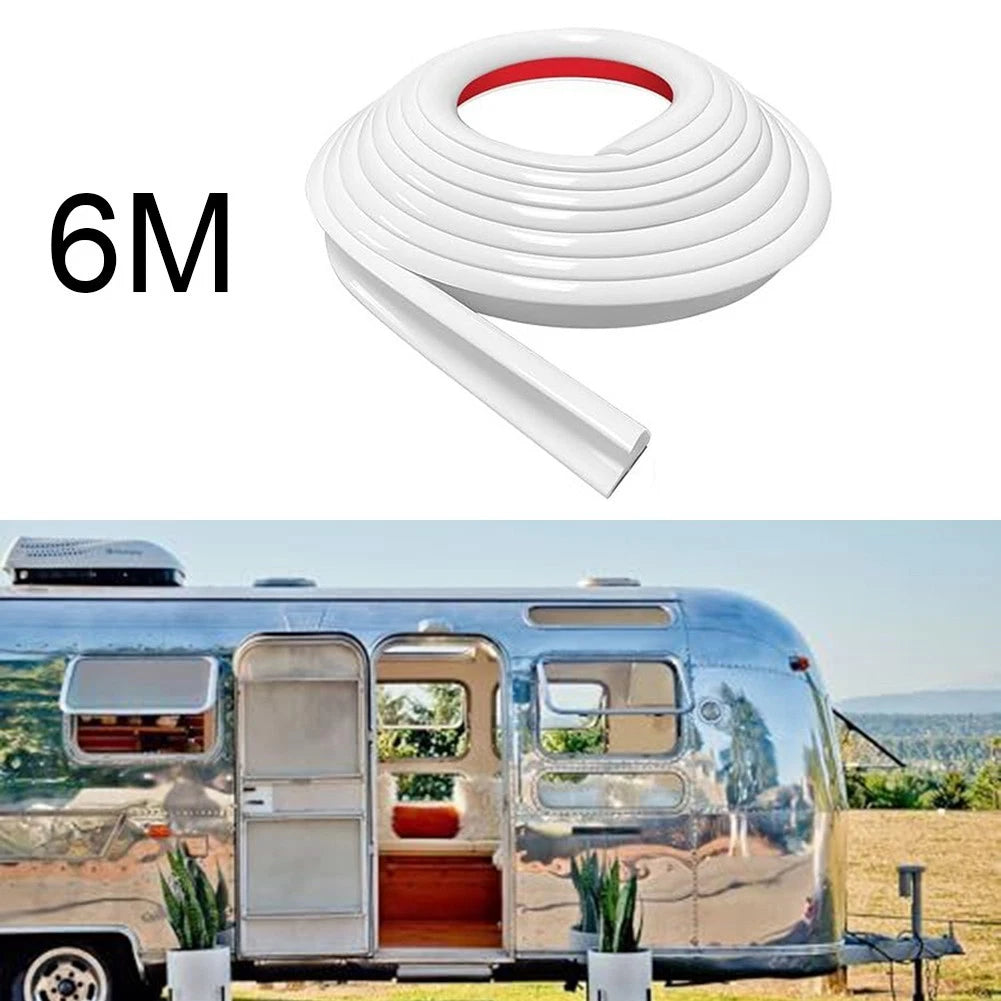 6M Weather Resistant RV Rain Gutter J Shape for Optimal Performance