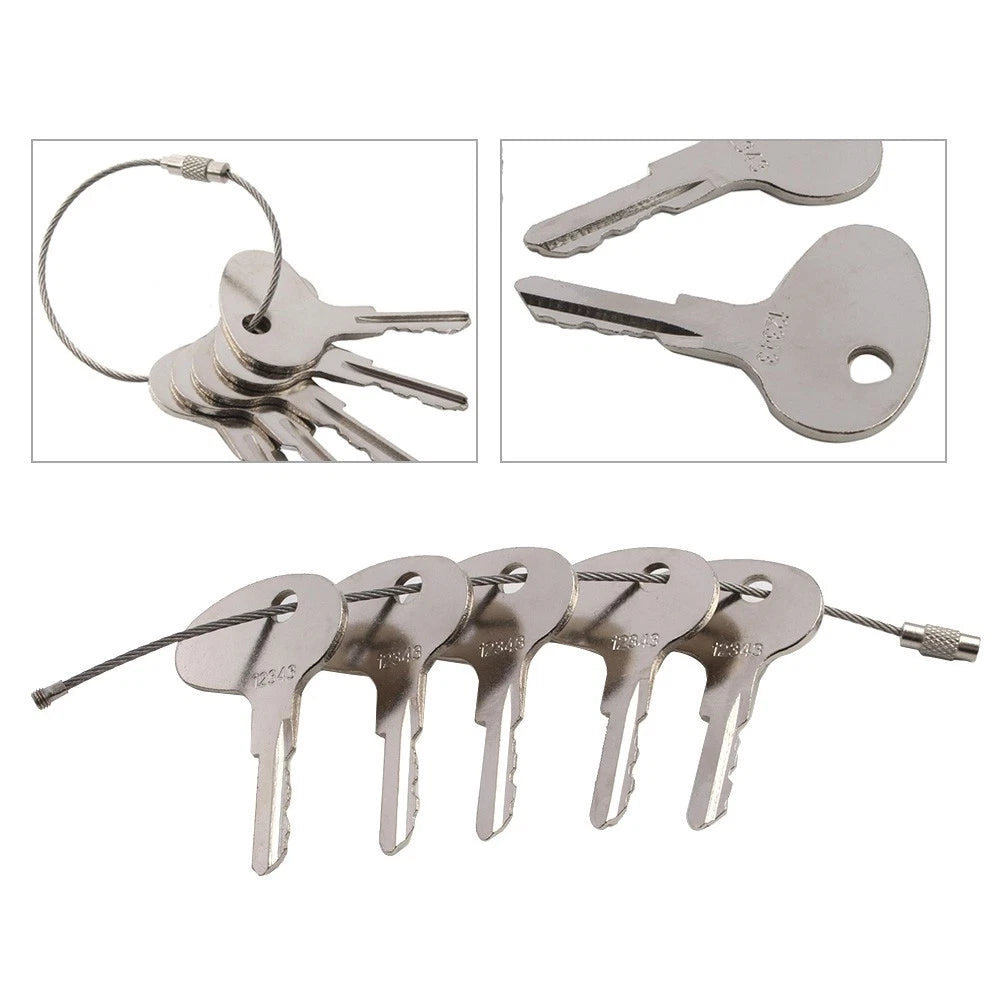 5Pcs Ignition Keys for Mitsubishi BD2 Dozers 12343 912-0514920 123243