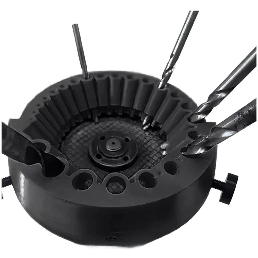Drill Bit Grinder Sharpener for Angle Grinder (Fits 3/32 to 1/2 Inch Bits)