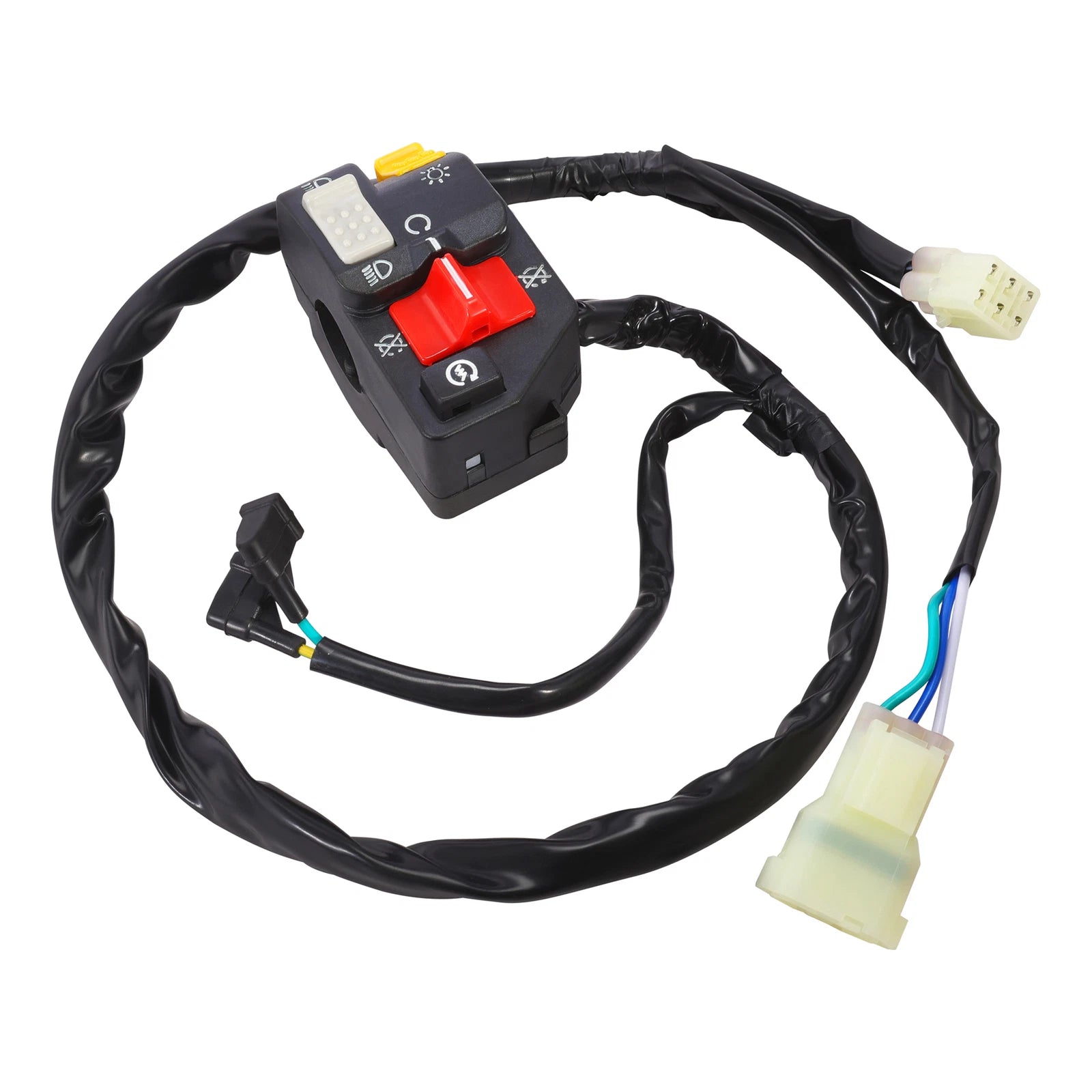 Left Handlebar Control Switch Button for Honda Sportrax 400 TRX400EX (1999–2004)