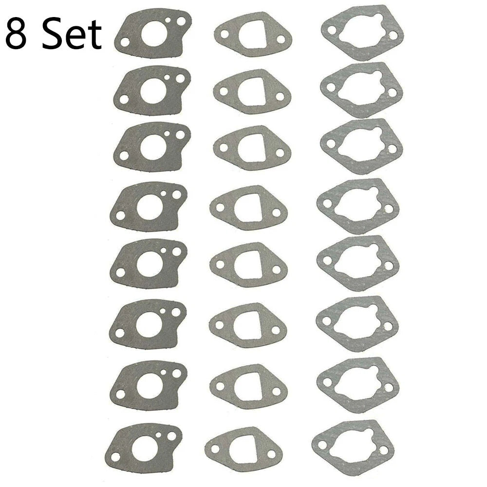 Set of 8 Carburetor Gasket Kit for Honda GX160 GX200 168F 170F