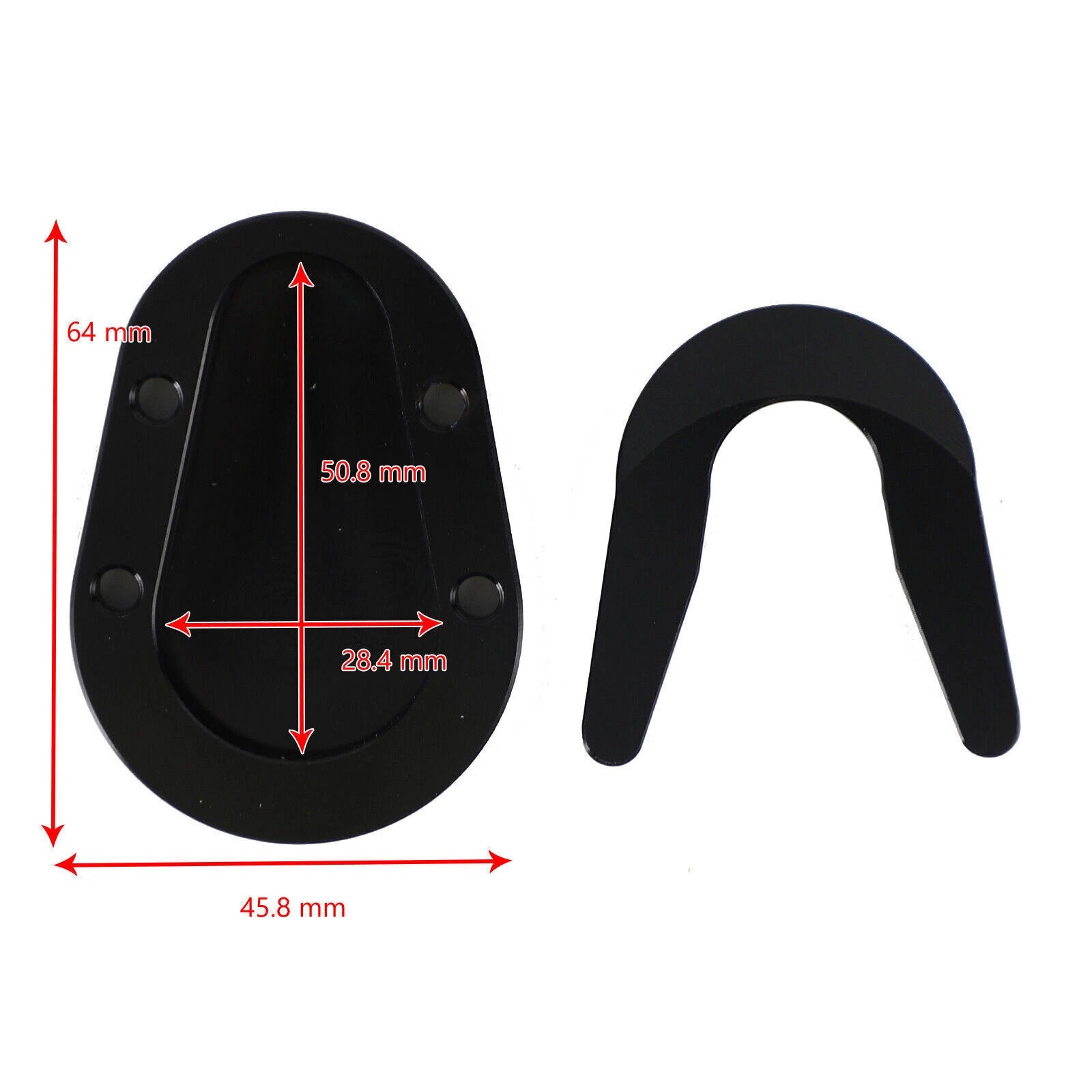 Kickstand Enlarger Plate Pad for Vespa Sprint 150, Primavera 150 (2013–2020)