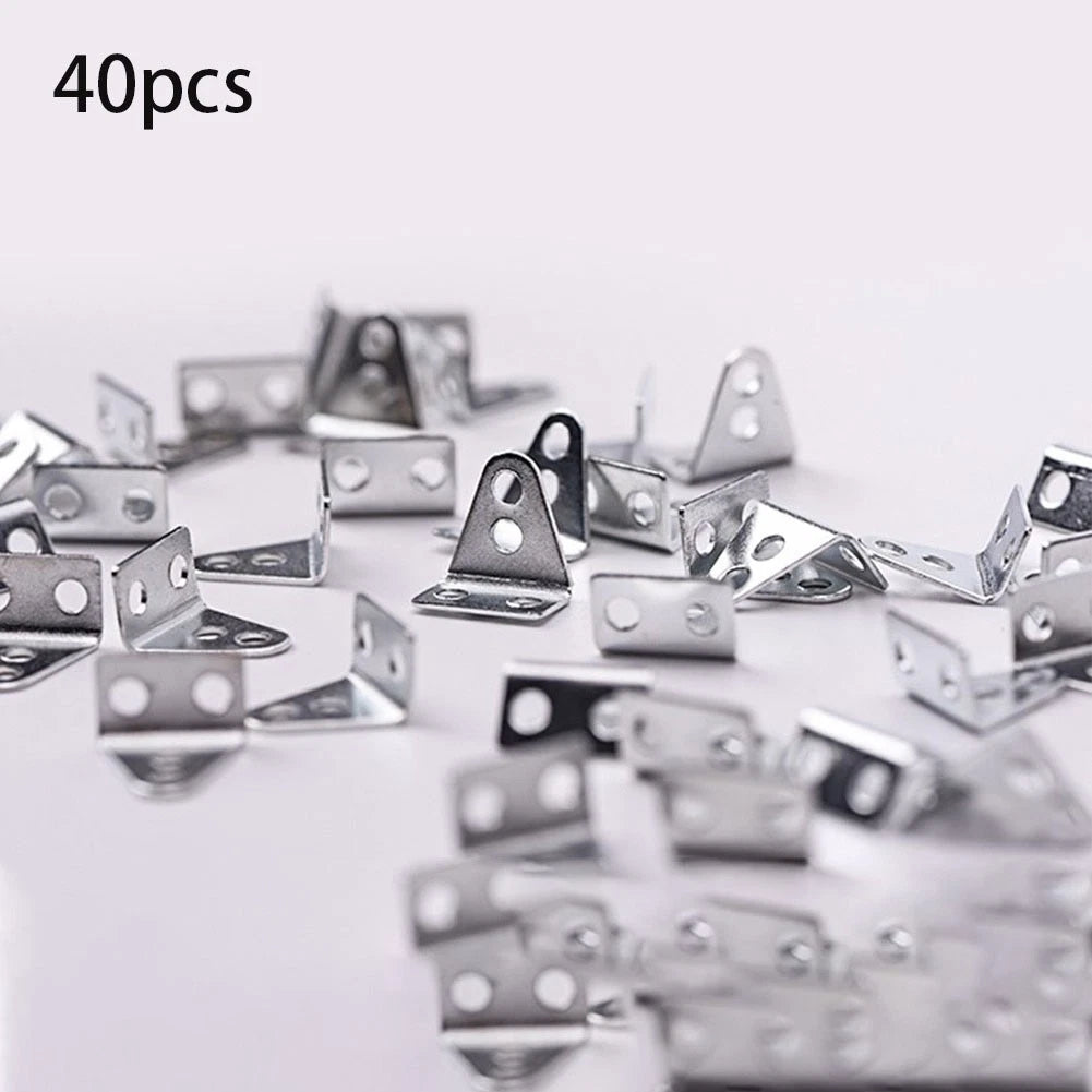 40Pcs L Shape Axle Brackets for Model Cars (DIY Use)