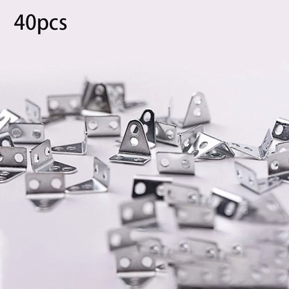 40Pcs L Shape Axle Brackets for Model Cars (DIY Use)