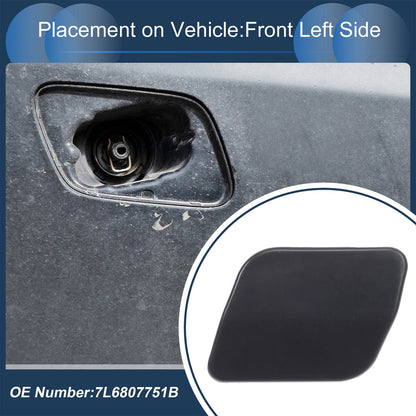 Front Left Washer Nozzle Cover Cap Replacement for Volkswagen Touareg (2007–2010)