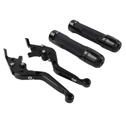 Folding Extendable Brake Clutch Lever Kit for Yamaha YZF R6 (2005–2016) Black