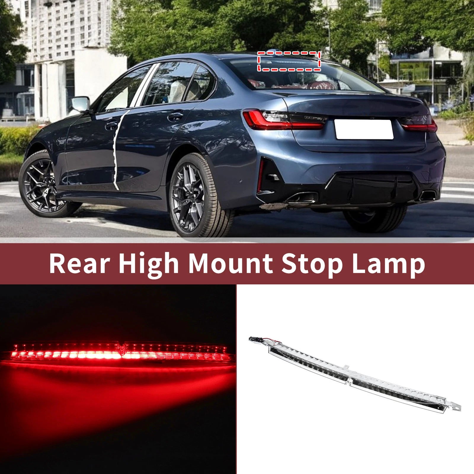 White LED Third Brake Light for BMW 5 Series E60 E61 (2007–2010) No. 63256925902