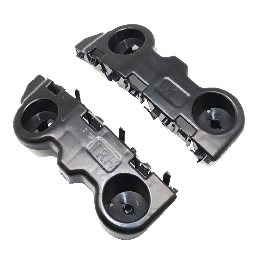 Front Bumper Bracket Pair for Nissan Kicks (2017–2020) Black ABS