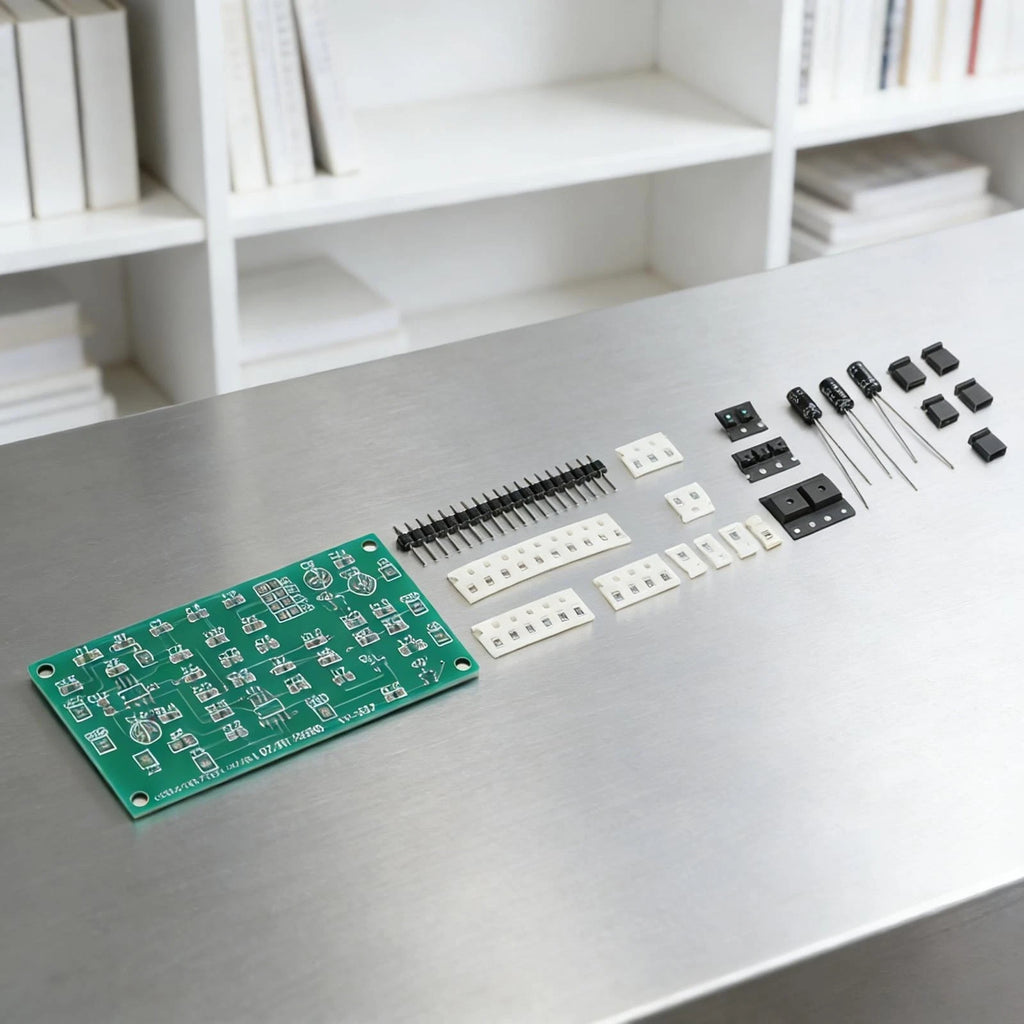 Electronic DIY Soldering Kit with NE555 Waveform Generator