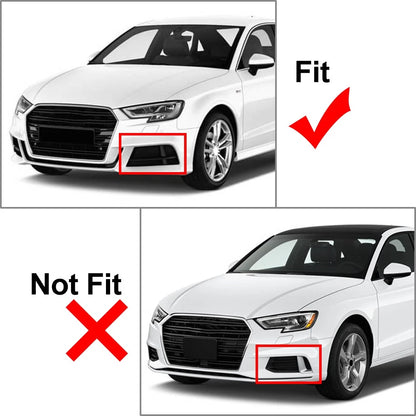Closed Mesh Honeycomb Front Bumper Fog Light Grille For Audi A3 S3