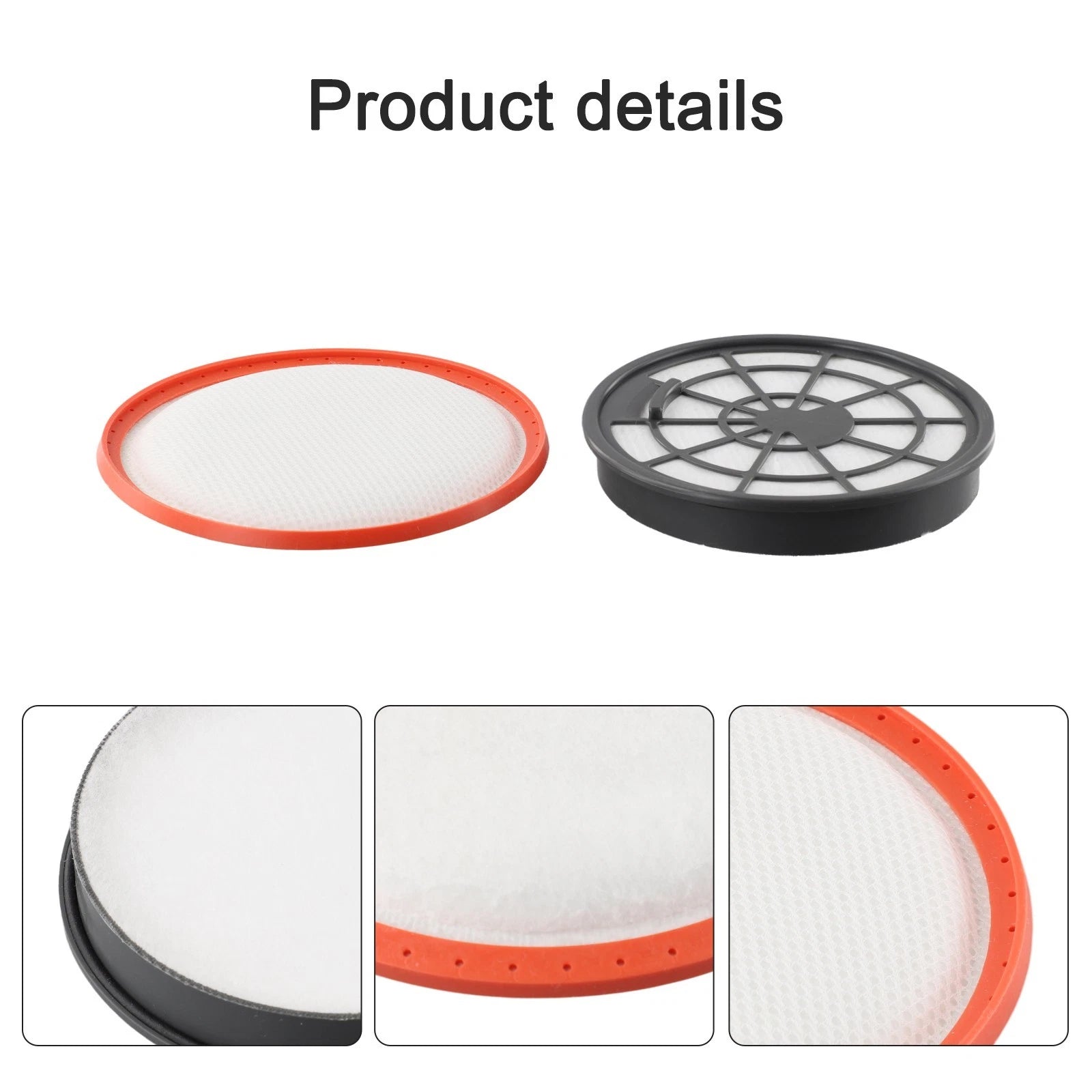 Pre-Motor Filter Set for Cylinder Vacuum (Compatible with )