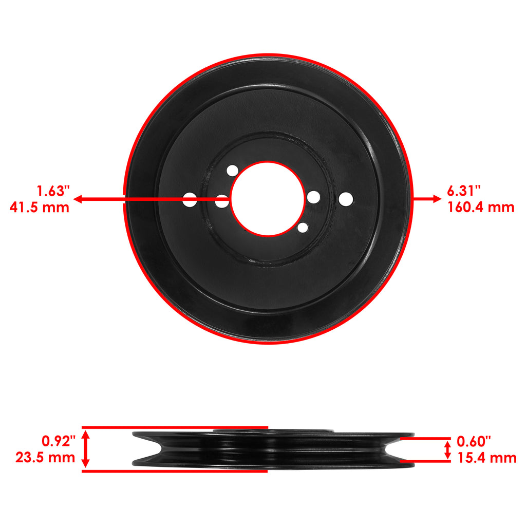 Deck Spindle Pulley and Hub Replacement for Scag Turf Tiger (2019–2024)