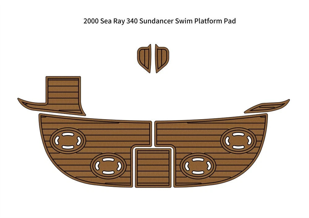 EVA Foam Swim Platform Pad for Sea Ray 340 Sundancer (2000)