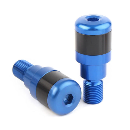 Blue Handle Bar End Handgrip Plugs for Yamaha MT-07 MT-09 MT-10 (7/8")