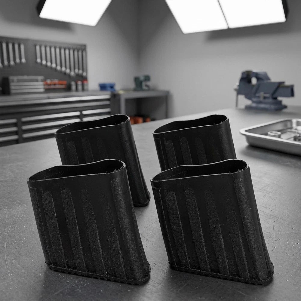 Rubber Ladder Leg Covers 4 Pack for Telescopic Folding Ladders