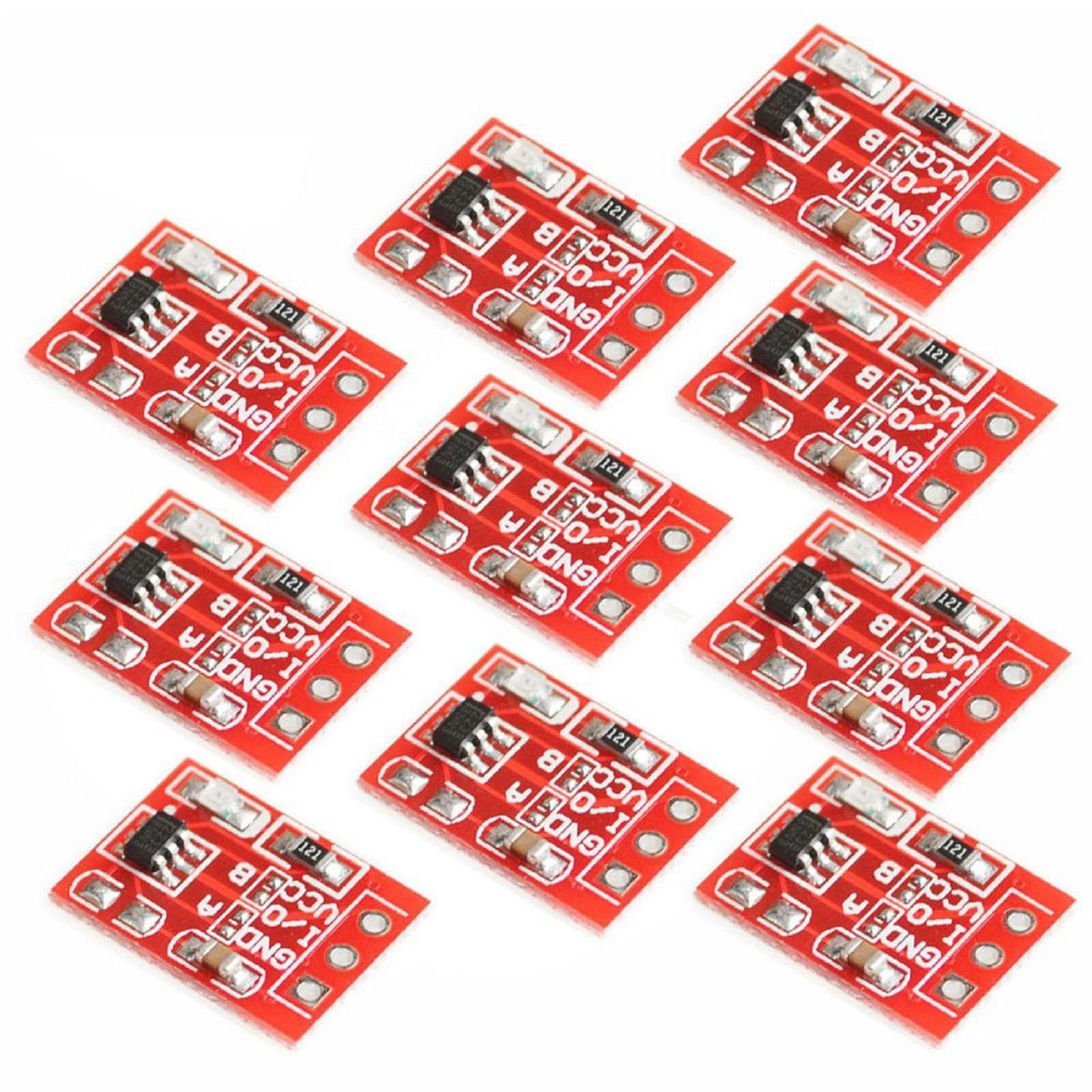 10Pcs TTP223 Touch Key Switch Module for Various Applications