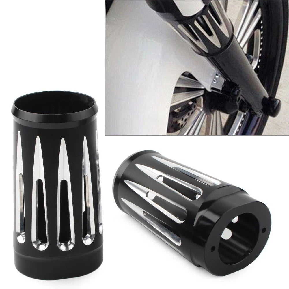 Black Fork Boot Slider Cover for Harley Touring FL (1980–2024)