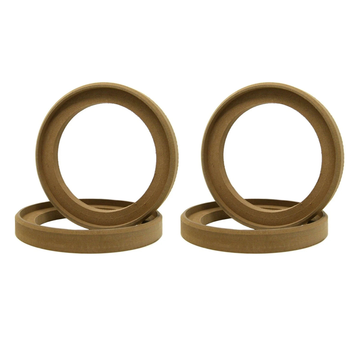 Set of 4 Replacement 6.5" Speaker Rings for Car Audio (Flush Mount)