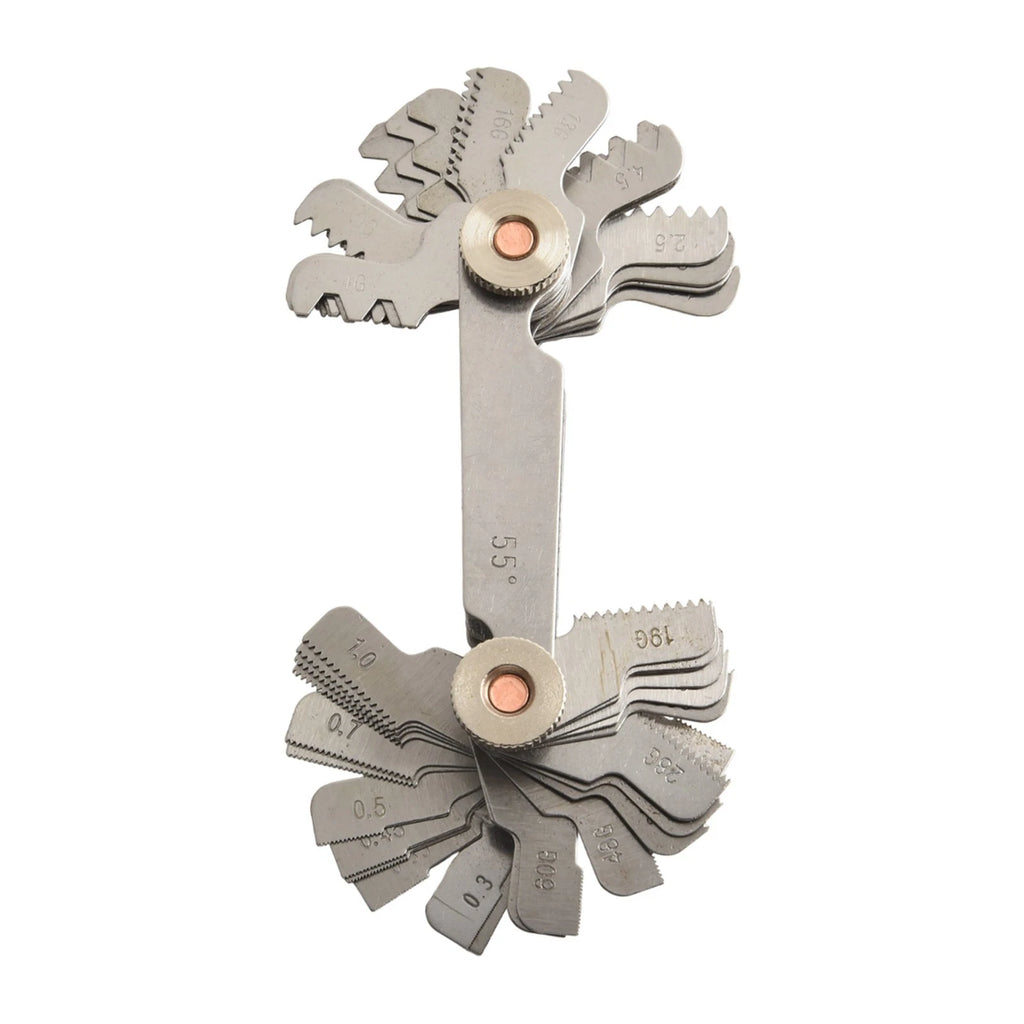 Stainless Steel Thread Gauge for Mechanics and Engineers (52 Sheets)