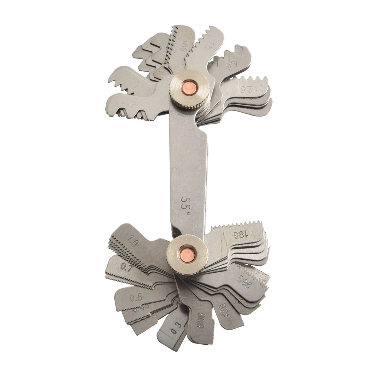 Stainless Steel Thread Gauge for Mechanics and Engineers (52 Sheets)