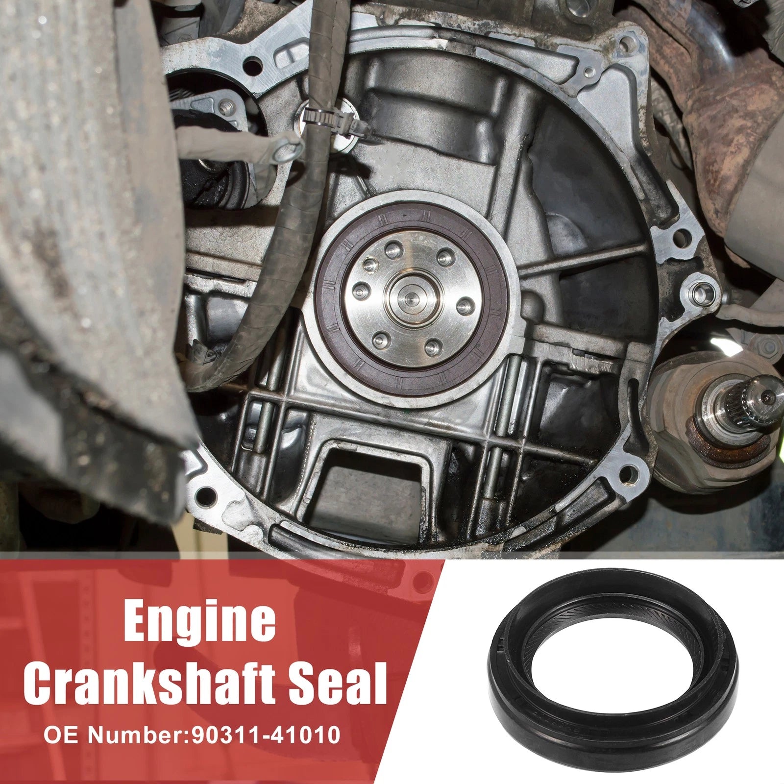 Crankshaft Oil Seal for Toyota 4Runner (1987–2009) Replacement Rubber