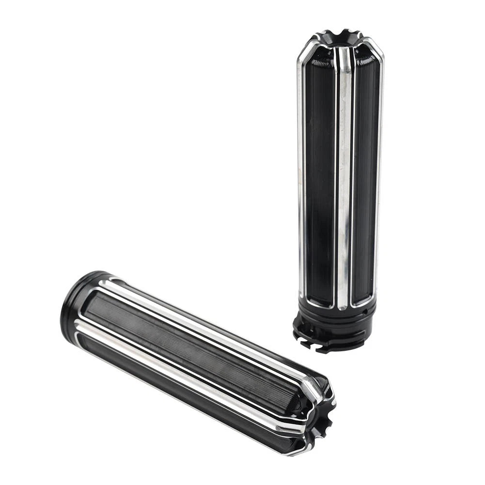 1" Cable Throttle Hand Grips for Harley Touring Softail Dyna (2000–2023)
