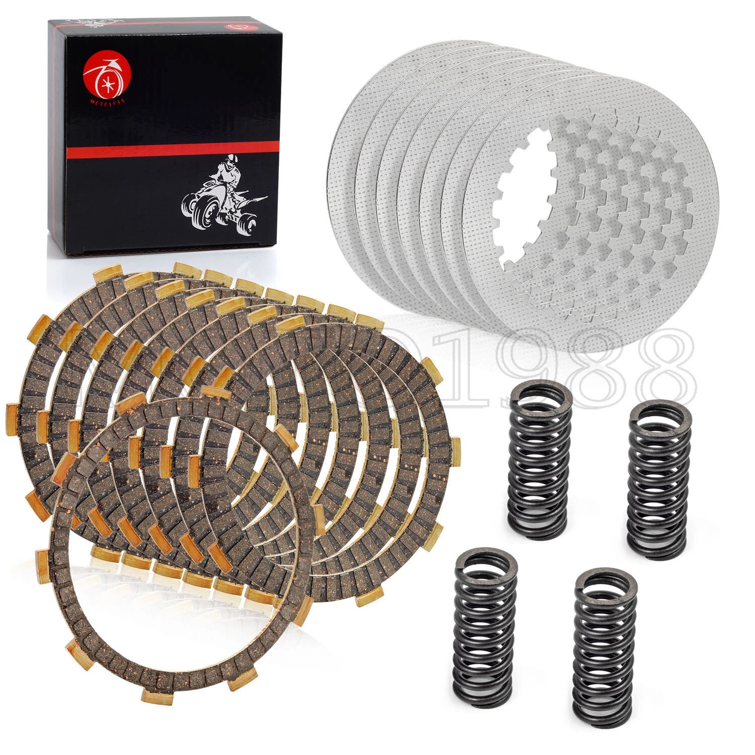 Clutch Friction Steel Plate Kit for Honda Shadow Phantom 750 (2010–2019)