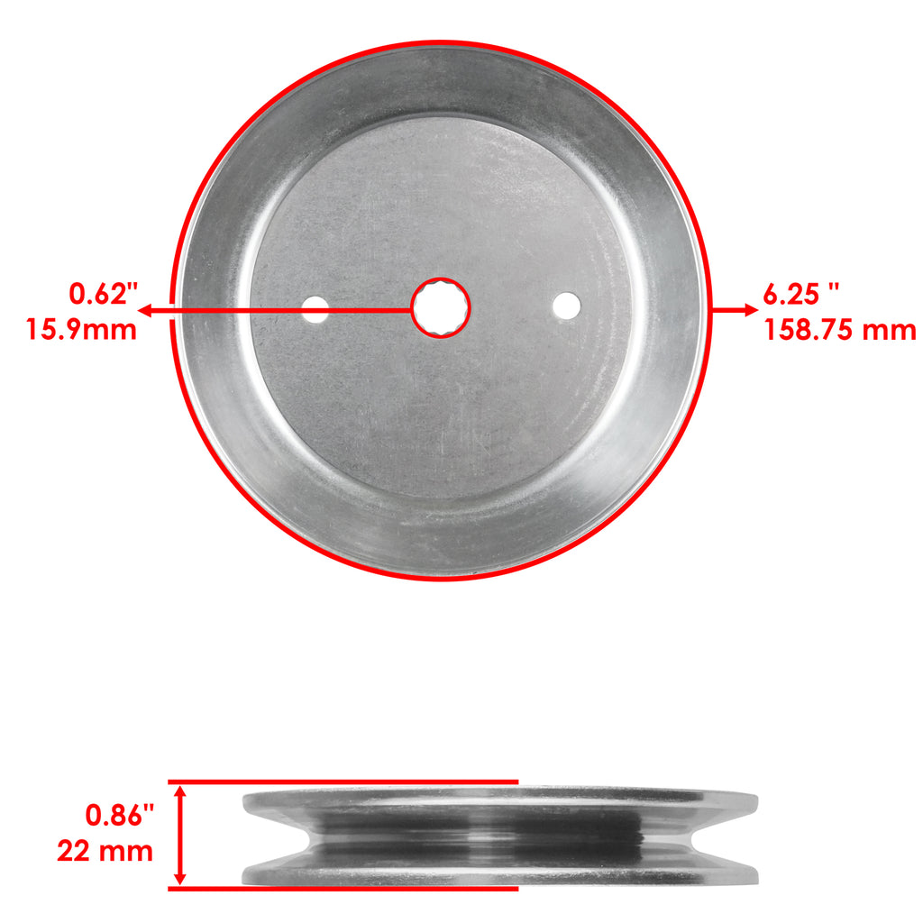 Spindle Pulley Replacement for Husqvarna YTH20K46 YTH2042 YTH21K46 (2019–2021)