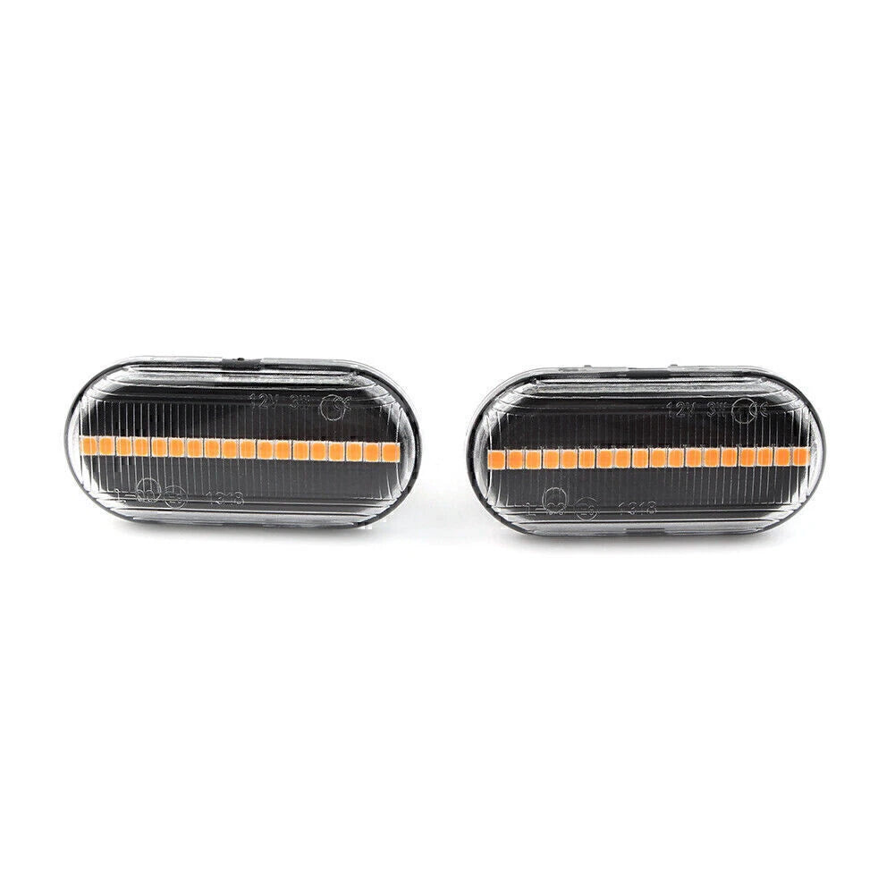 Dynamic Clear LED Side Marker Light for Smart Fortwo W453 C453 (2014–2023)