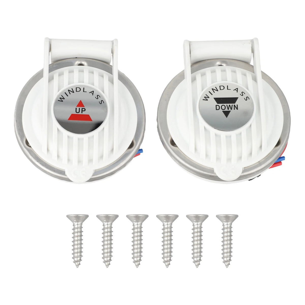 Composite Plastic Windlass Foot Switch Set with Safety Features for Boating