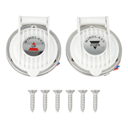 Composite Plastic Windlass Foot Switch Set with Safety Features for Boating