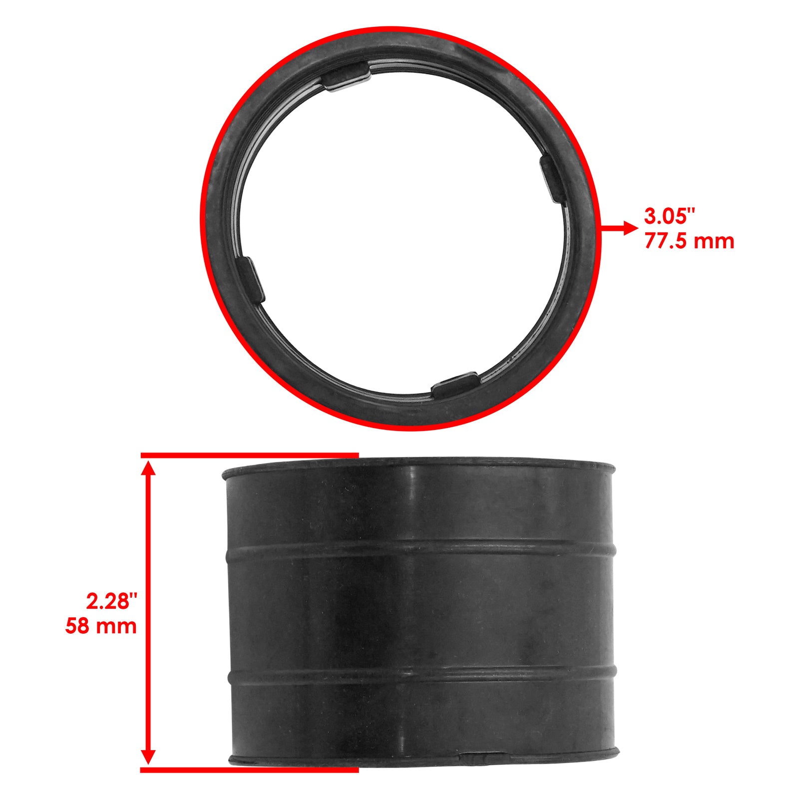 Air Inlet Flexible Adapter Replacement for Can Am Outlander 400 (2003–2014)