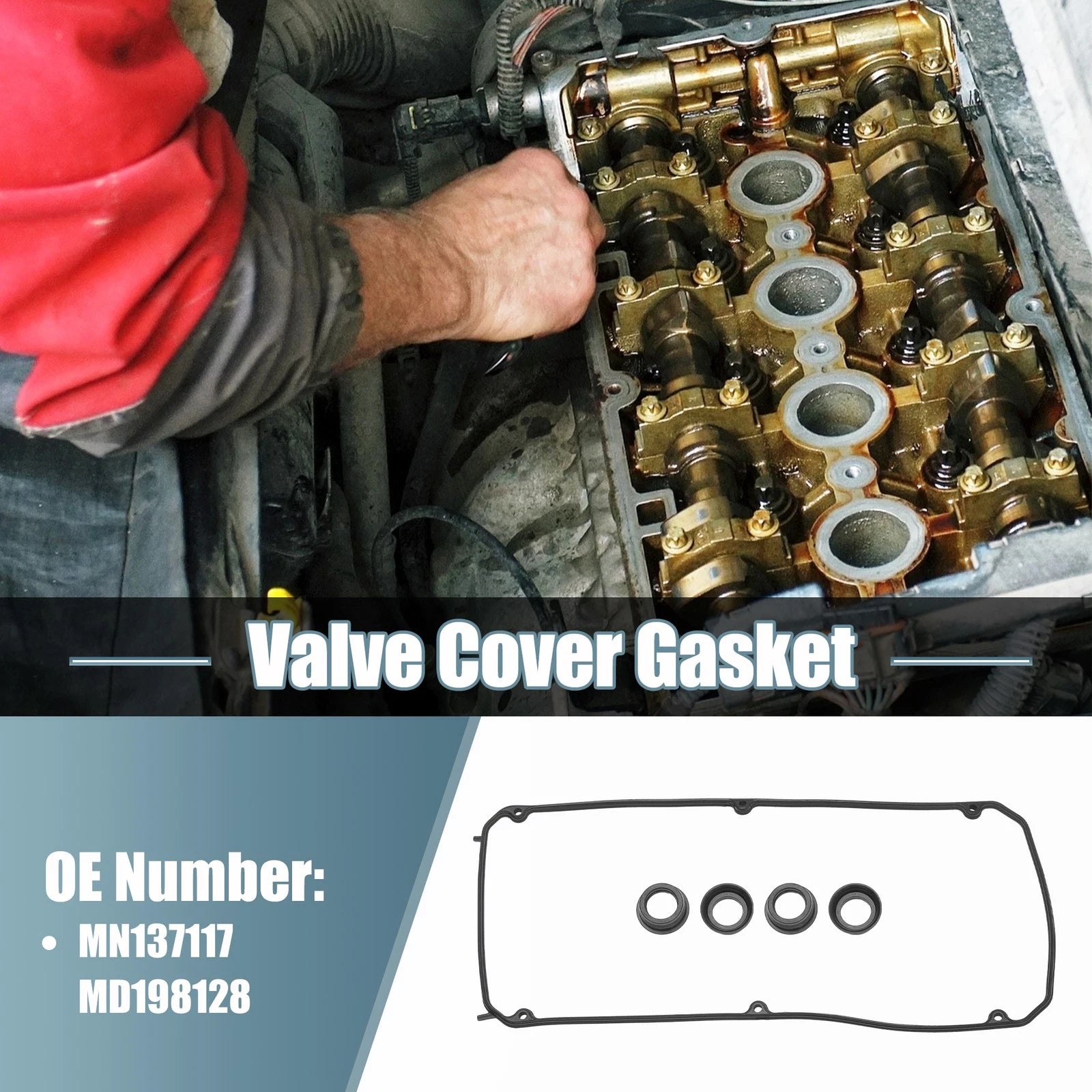 Engine Valve Cover Gasket Seal Set for Mitsubishi Eclipse (2005–2012)