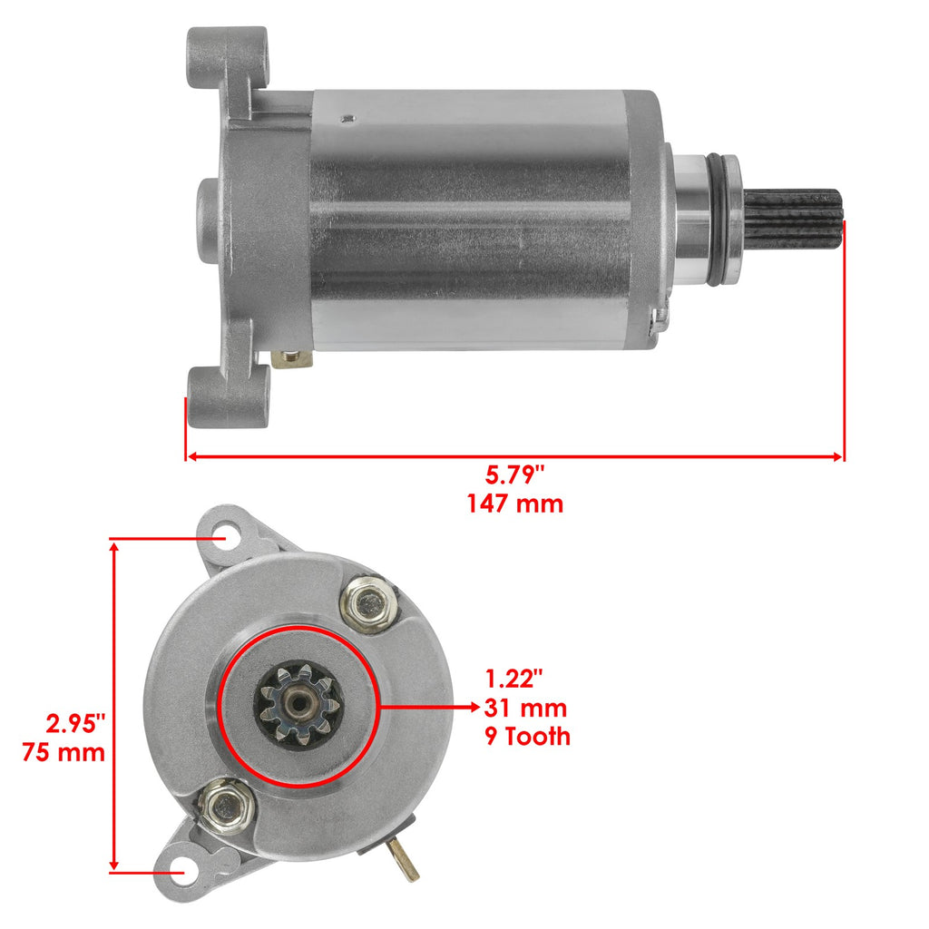 Starter Replacement for Hyosung GV125C Mirage GV250 Mirage (2009–2016)