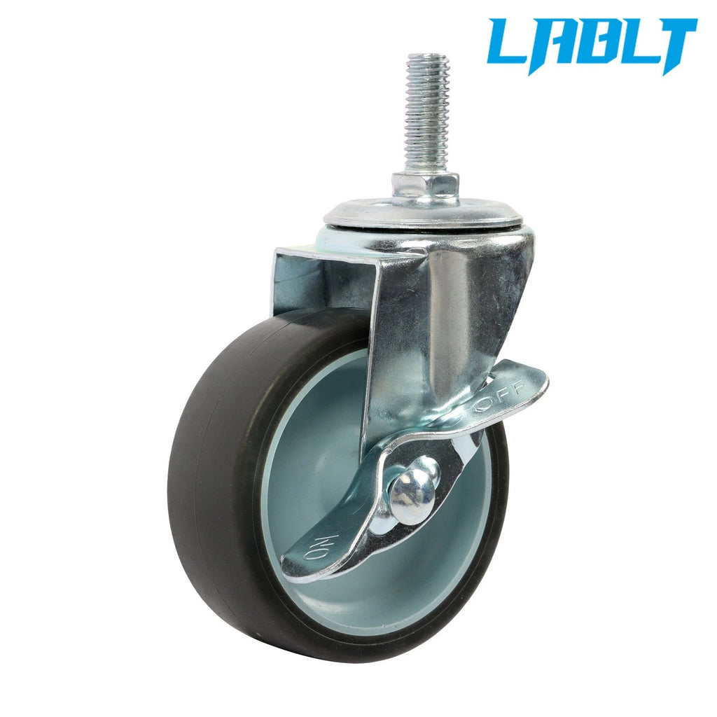 8Pcs 3" Swivel Caster Wheels with Side Brake for LABLT