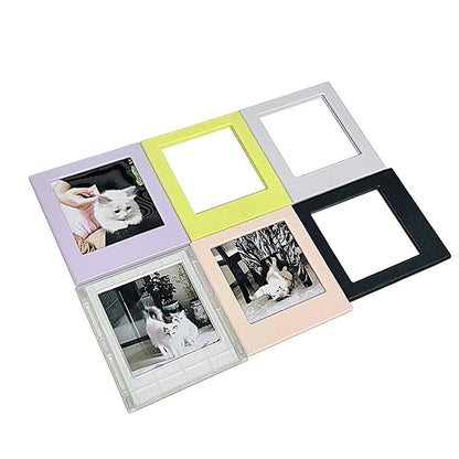 7pc Magnetic Square Photo Frames for Refrigerator Use