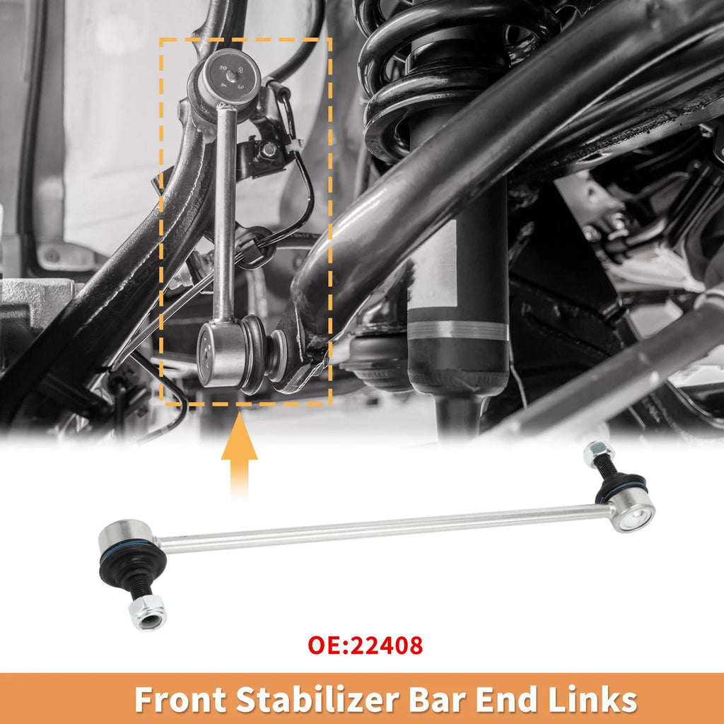 2Pcs Front Sway Bar Links Stabilizer Link Replacement for Ford Focus (2009–2018)