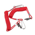 Kill Stop Switch Key Lanyard Rope Clips for Outboard Engine