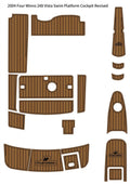 EVA Foam Teak Floor Pad for Four Winns 248 Vista (2004)