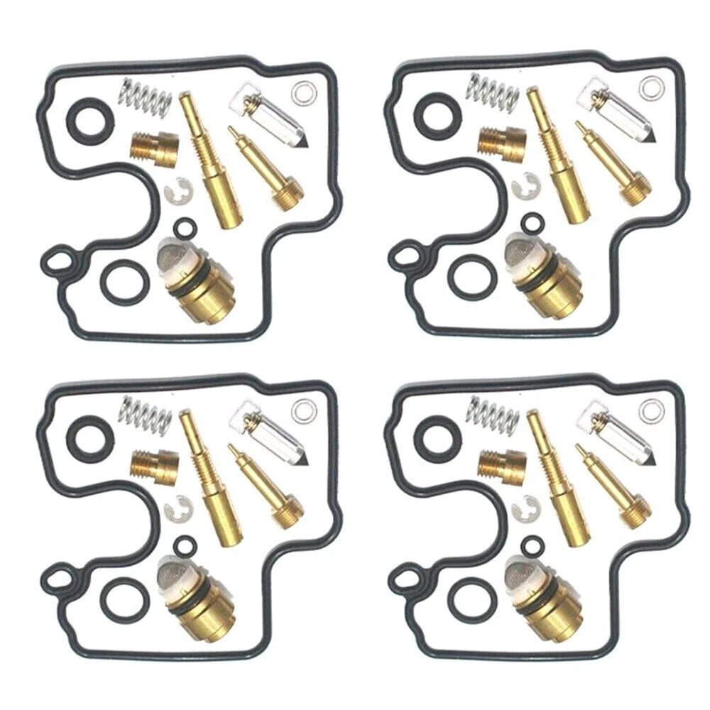 4X Carburetor Repair Kit Gasket for Kawasaki ZX600 Ninja ZX6R (2000–2002)