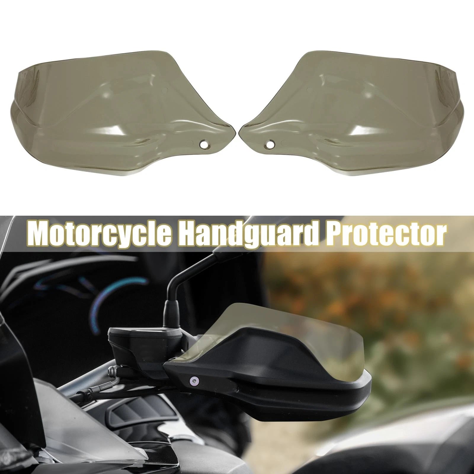 Handguard Protector for BMW R1250GS Windshield Guard Protector Brown (2019–2024)