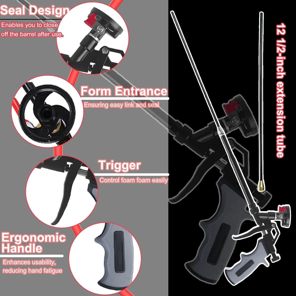 Sturdy Foam Dispenser Tool for Efficient Foam Placement