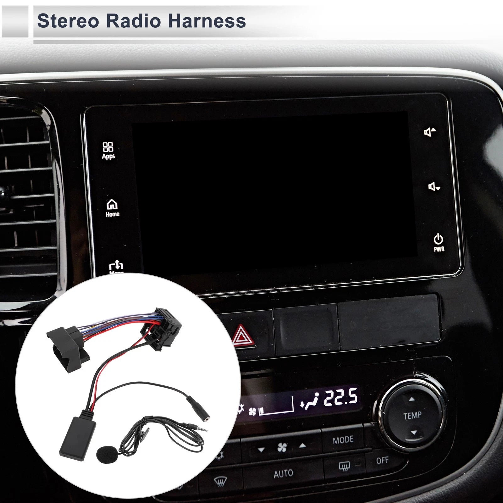 Radio Stereo Harness Replacement for Ford 16 Pin Microphone Handsfree (2011–2018)