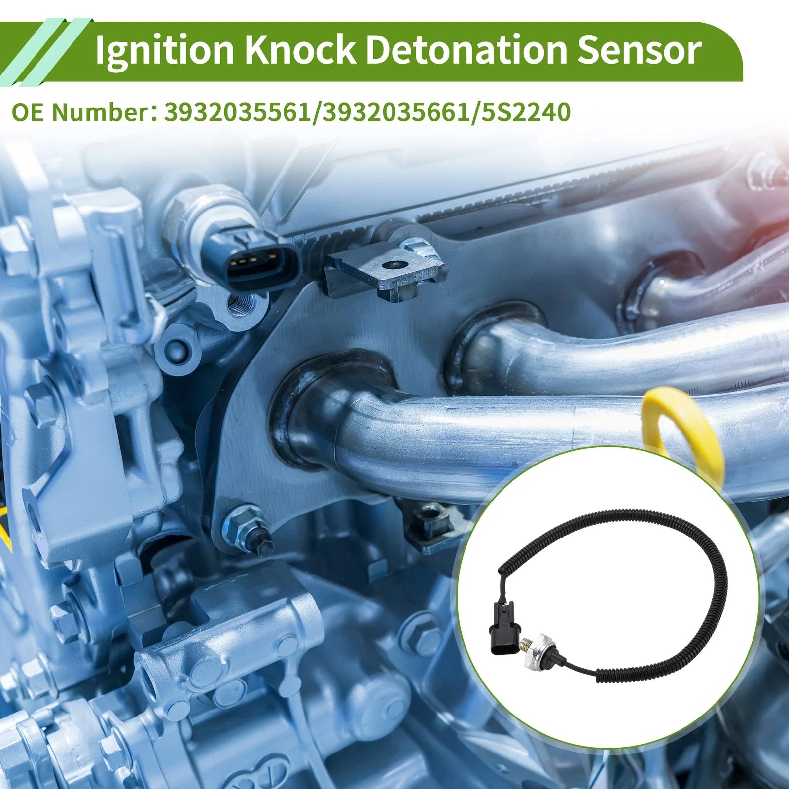 Ignition Knock Detonation Sensor Replacement for Hyundai Santa Fe (2003–2006)