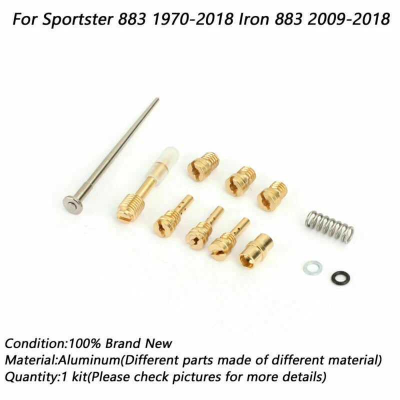 Carburetor Rebuild Repair Kit for Harley Davidson 883 (1970–2018) XL883 T9