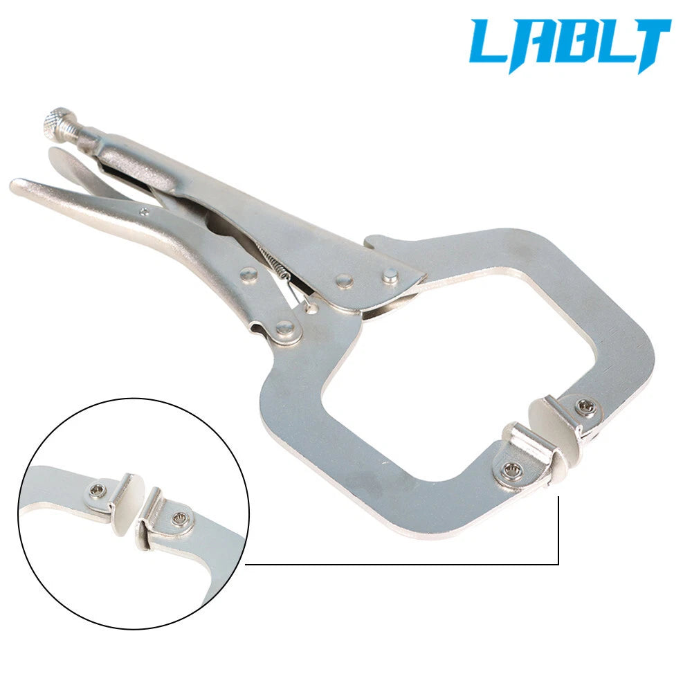 10 Pack Adjustable Locking C-Clamp Pliers