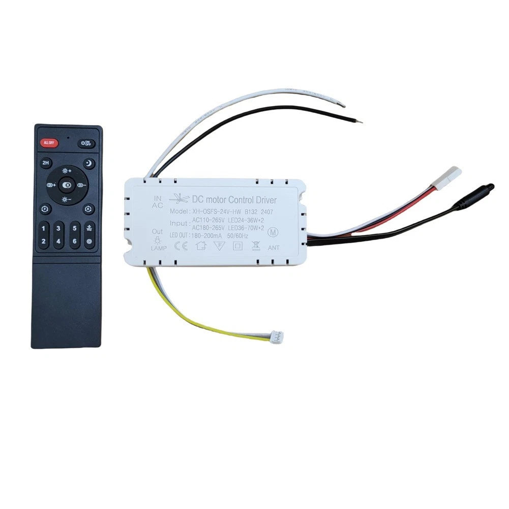 Fan Light Remote Control for Universal Use (6 Speeds, Easy Reset)