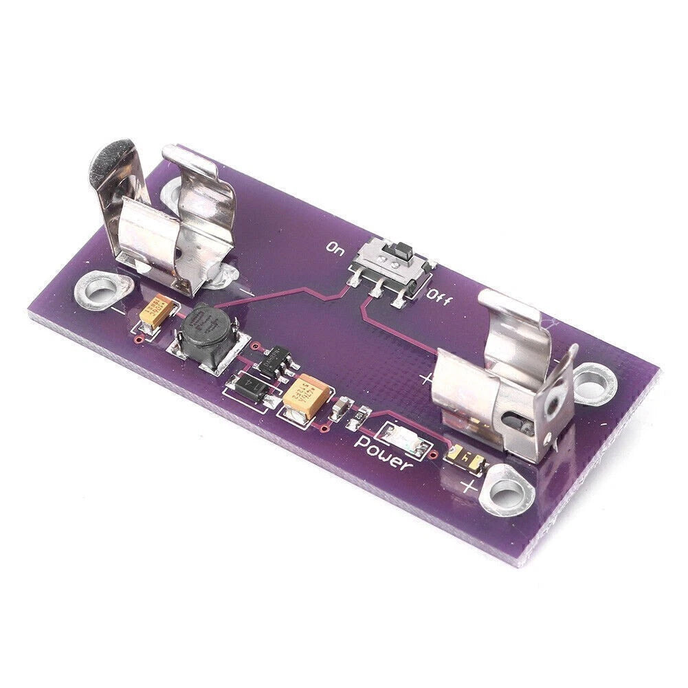 Power Supply Module for LilyPad (AAA Battery to 5V Converter)