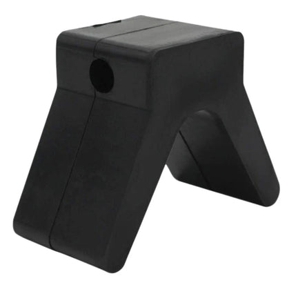 V-style bow stop for boat trailers (Rubber, Non-marking)