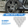 10 Pc Wheel Lug Nuts Replacement M14x1.5 for Honda Civic (2017–2021)